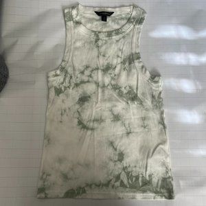 Banana Republic Tie-Dye Fitted Ribbed Tank Top Size Medium
